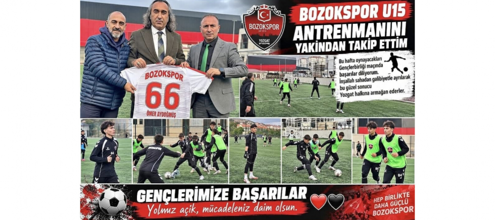 AKDAĞMADENİ GÜCÜ SPOR BAŞKANI ÖMER AYDOĞ..
