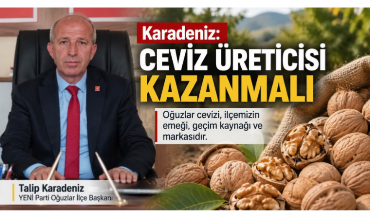 Başkan Karadeniz: Ceviz Üreticisi Kazanm..