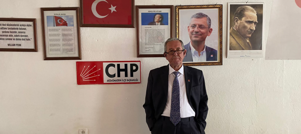 CHP Akdağmadeni İlçe Başkanı Hüseyin Ako..