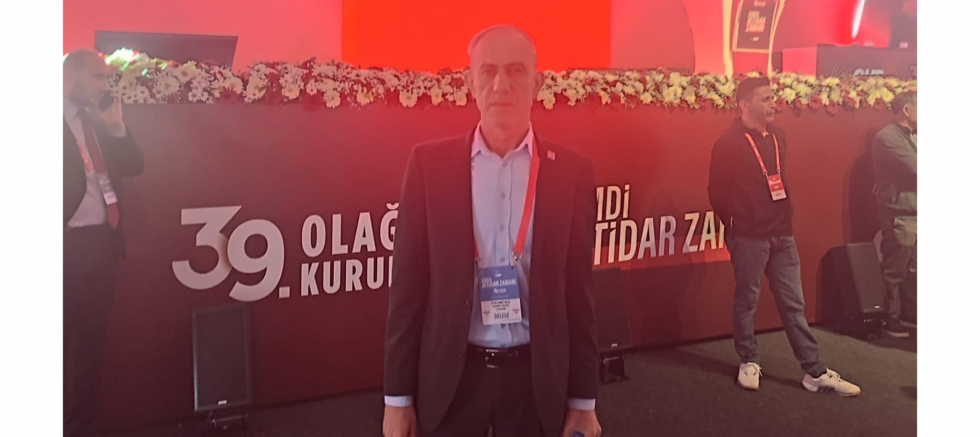 CHP OĞUZELİ İLÇE BAŞKANI SEYDİ AHMET KEL..