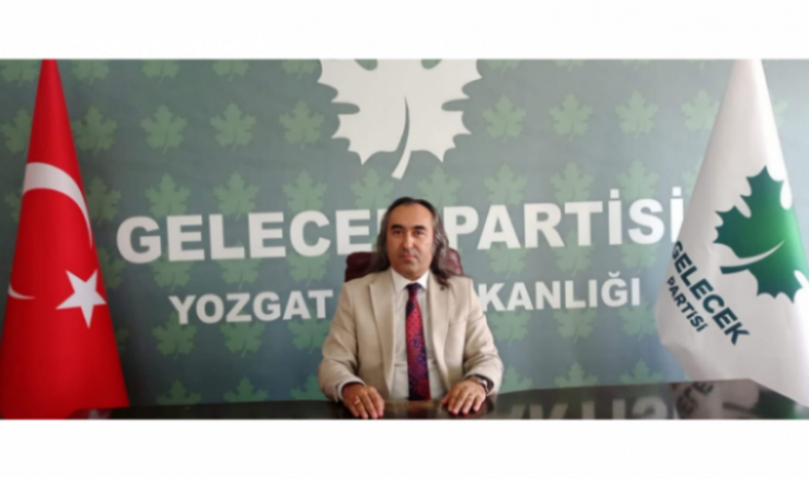Gelecek Partisi İl Başkanı Ömer Aydoğmuş..