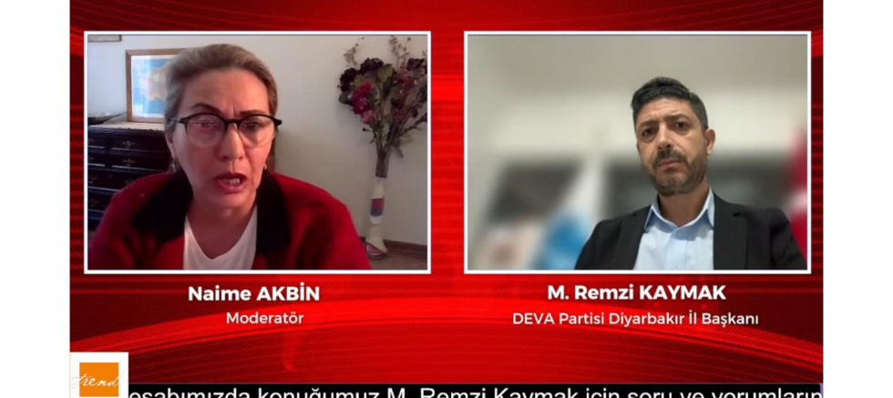 İl Başkanı Mehmet Remzi Kaymak: “Diyarba..
