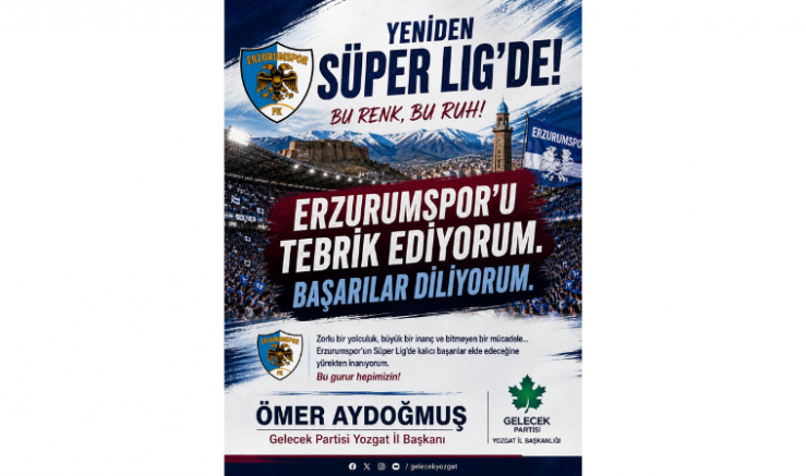 Ömer Aydoğmuş: Erzurumspor’u Gönülden Te..