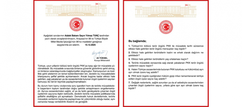 Ali Yüksel: Terörle Mücadelenin Bilançosu Şeffaf Şekilde Açıklanmalıdır - GÜNDEM - İnternetin Ajansı