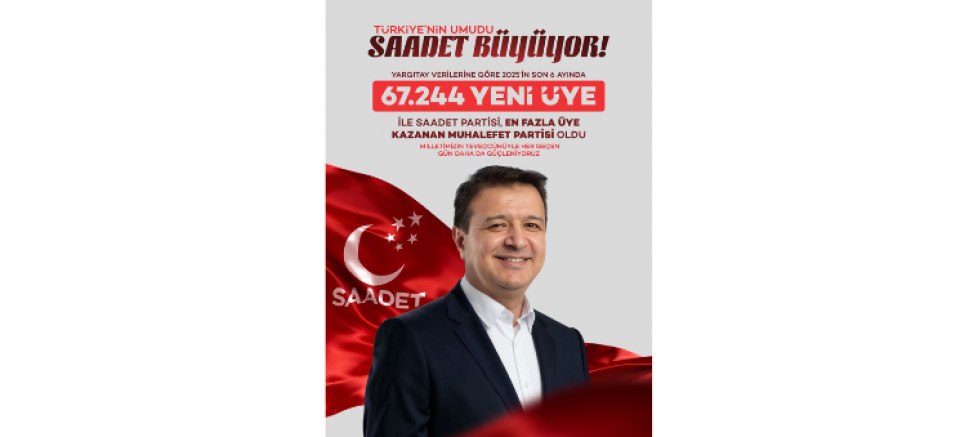 Bilal Oğuz: “Türkiye’nin Umudu Saadet Partisiyle Büyüyor” - GÜNDEM - İnternetin Ajansı