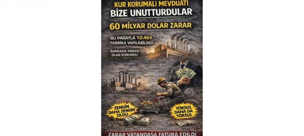 Bünyamin Demirhan: Kur Korumalı Mevduatın Faturası Millete Kesildi - GÜNDEM - İnternetin Ajansı