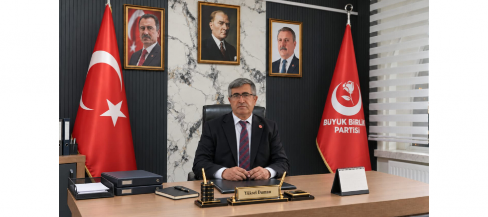 Büyük Birlik Partisi Malatya İl Başkanı Duman: 12 Eylül’ün Acılarından Kin Değil, İbret Çıkarmalıyız - GÜNDEM - İnternetin Ajansı
